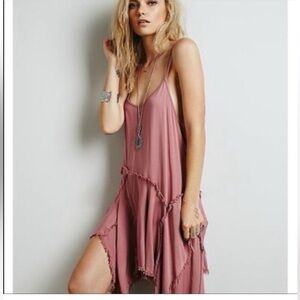 Free People Tattered Up Slip Dress